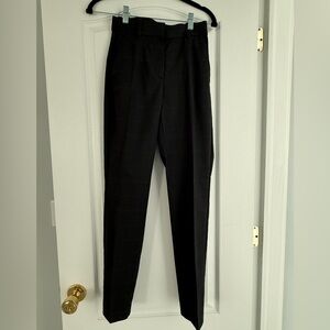 H&M Classic Black/Gray Plaid Straight Leg Trousers